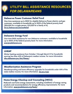 utility bill assistance for delawareans